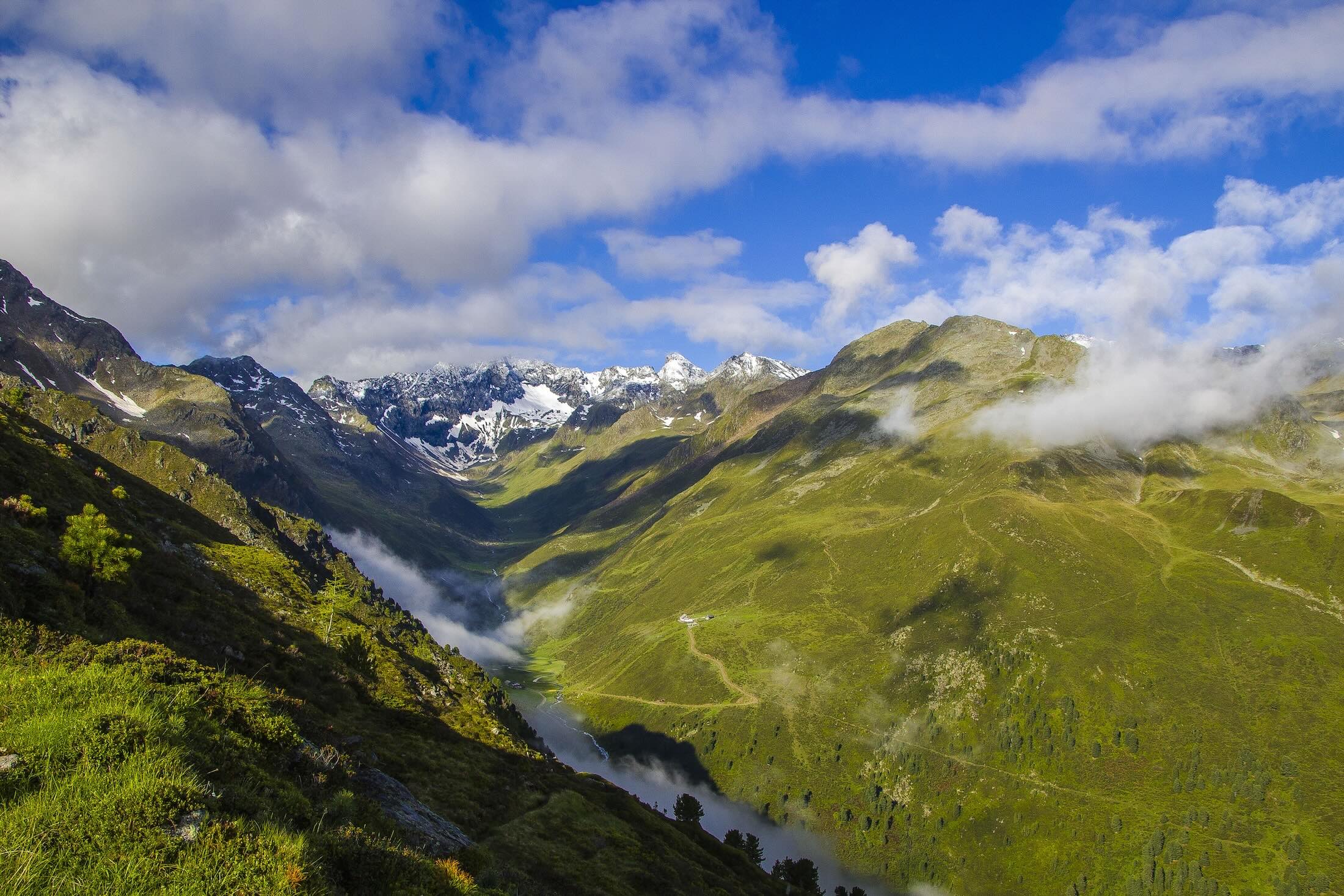 Blick in den Talschluss Fotschertal / Hohe Villerspitze / Potsdamer Hütte © Sven Bissert | Potsdamer Hütte