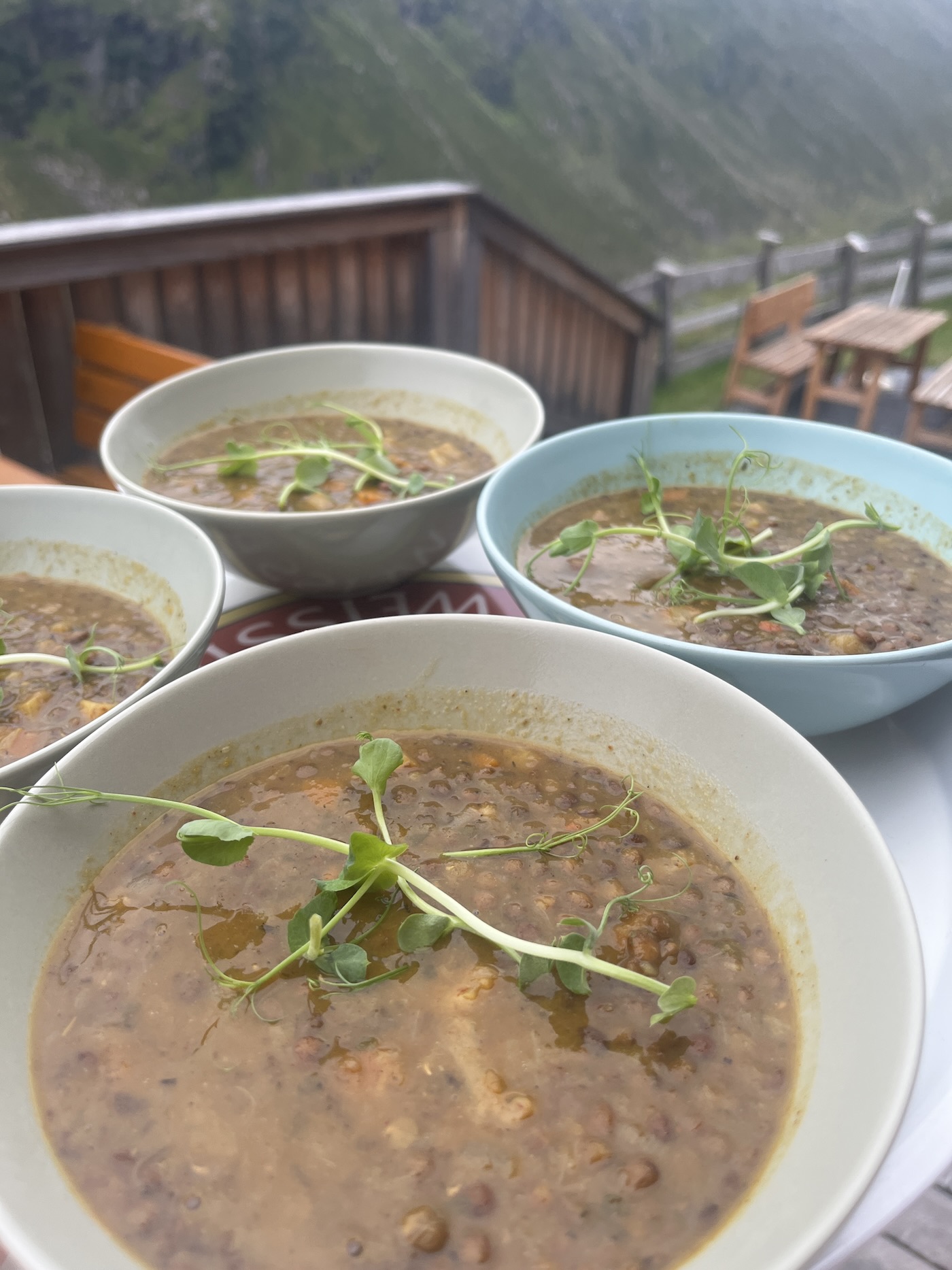 Rezept Berglinsensuppe | Potsdamer Hütte